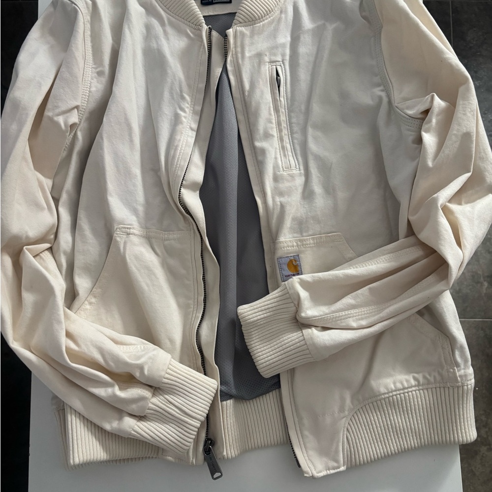 Carhartt Relaxed Fit Cream Jacket